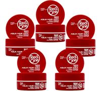 RedOne Red Hair Styling Wax 5x150 ml | Strong Hold Gel Wax | Strawberry Scent | Long Lasting Styling | Shiny Finish | Easy to Wash Out | Barber & Salon Quality Hair Wax for Men & Women | 5 PCS Pack