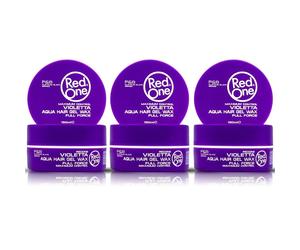 RedOne Violetta Aqua Hair Gel Wax Full Force | Maximum Control 150ml 3 PCS OFFER