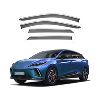 REDOVO 4 Pieces Car Window Wind Deflectors for MG MG4 MK1-EH32 2022-2023 Front and Rear Side Windows Sun Visors Wind Shield Accessories