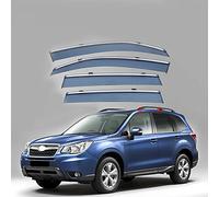 REDOVO 4 Pieces Car Window Wind Deflectors for Subaru Forester SJ 2013-2018 Front and Rear Side Windows Sun Visors Wind Shield Accessories
