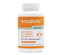 RedoxBox AmpBiotic Supplement | Butyrate, Vitamin D3 1000 IU & K2 MK-7 40μg | Gut Microbiome & Immune Support | Non-GMO, Gluten & Lactose Free | 90 Enteric Softgels