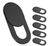 Redpeachk Webcam Cover Slide, 6 Pack Ultra-Thin Laptop Web Camera Cover, Compatible with MacBook, Laptop, PC, Computer, iMac, iPad, iPhone, 0.022in Thick Web Blocker, Protect Privacy and Security