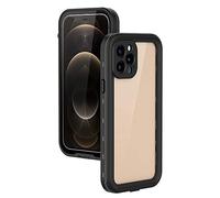 redpepper Waterproof Case for iPhone 12 Pro 6.1-inch, IP68 Full Body Seal Slim Shockproof Dustproof Snowproof Underwater TPU PC Outdoor Transparent Cover, Wireless Charging Supported