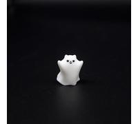 REDQIN Artisan Keycaps - Cute Ghost keycaps Resin Custom Keycaps Escape Handmade for Mechanical Keyboard Key Cap (Ghost King, Opaque)