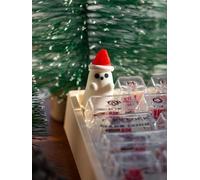 REDQIN UltraEquip Artisan Keycaps - Cute Ghost keycaps Shine Through Resin Custom Escape Handmade Keycap for Mechanical Keyboard (Christmas Little Ghost, Opaque)