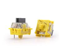 Redragon A113 Bullet-S Linear Mechanical Switch, 3-Pin Plate Mounted Silver Equivalent, Hot-Swappable DIY Keyboard Quiet Switch Mod, 50 Million Click(24 pcs Switches, Keycap + Switch Puller)