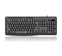 Redragon BK7366 Wired Keyboard,Multimedia USB Quiet Computer Keyboard,Silent Keyboard with Large Number Pad,Spill-Resistant,Anti-Wear Letters,Full Size for Laptop,Desktop