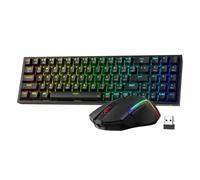 Redragon BS136 Gaming Keyboard & Mouse Combo, 75% K628 Tri-Mode Wireless RGB Mechanical Keyboard and 7200 DPI Gamer Mouse Bundle black