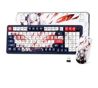 Redragon Eisa Anime Keyboard and Mouse Combo, K686 PRO SE 98-Key Wireless Gasket Gaming Mechanical Keyboard & M916AK PRO 42G Ultra-Light 26K DPI Gaming Mouse, 3-Mode BT/2.4GHz/USB-C, RGB Backlit