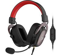 Redragon H510 Zeus Wired Gaming Headset - 7.1 Surround Sound - Memory Foam Ear Pads - 53MM Drivers - Detachable Microphone - Multi Platform Headphone - Works with PC/PS4 & Xbox One, Nintendo Switch