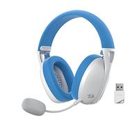 Redragon H848 BT Wireless Gaming Headset - Lightweight - 7.1 Surround Sound - 40MM Drivers - Detachable Microphone - Multi Platforms for PC, PS5/4/3, Switch, Mobile