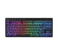 Redragon K516 PRO Shiva TKL RGB Wireless Membrane Gaming Keyboard, 98 Keys Mechanical-Feel Keyboard w/Smooth Linear Switch, On-Board Macro & Multimedia Keys, 16.8M RGB Backlit, Software Supported