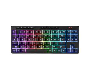 Redragon K516 PRO Shiva TKL RGB Wireless Membrane Gaming Keyboard, 98 Keys Mechanical-Feel Keyboard w/Smooth Linear Switch, On-Board Macro & Multimedia Keys, 16.8M RGB Backlit, Software Supported