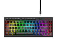 Redragon K519 RGB Gaming Keyboard Wired, Extra On-Board Macro Keys, Dedicated Multimedia Keys, Anti-ghosting, RGB Backlit, Software Support, 60% Portable Quiet Membrane Keyboard, Black