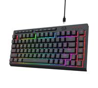 Redragon K524 Wired Gaming Keyboard,RGB Backlit, Dedicated Macro Keys and Multimedia Keys, Anti-ghosting, Spill Resistant, Programmable 75% Portable Quiet Membrane for Win/MAC/PS/Xbox