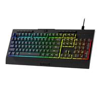 Redragon K525 RGB Backlit Membrane Gaming Computer Keyboard with Multimedia Keys, Linear Mechanical-Feel Switch, 4 Extra On-Board Macro Keys, Dedicated Media Control, Detachable Wrist Rest