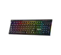 Redragon K580 PRO Wireless RGB Gaming Keyboard, 3-Modes 104 Keys Mechanical Keyboard Hot-Swap Socket, Linear Red Switch black
