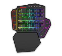 Redragon K585 HE Rapid Trigger Gaming Keyboard, 8K Wired One-Handed Mechanical Keyboard w/Next-Gen UltraMag 100% POM Silky Magnetic Switch, Dual-Module Floating Structure Design, Detachable Wrist Rest