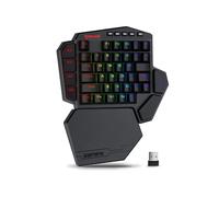 Redragon K585 PRO Wireless One-Handed Mechanical Keyboard 42 Keys 3-Mode RGB 7 Onboard Macro Keys Detachable Wrist Support
