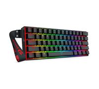 Redragon K617 HE Rapid Trigger Gaming Keyboard, 60% 61 Keys Wired Mechanical Keyboard w/Hyper-Fast Actuation, Dedicated Hall Effect Magnetic Switch, Actuation Point Adjustable, Strap Version