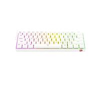 Redragon K630 Dragonborn White - 60% Mechanical Gaming Keyboard - Compact - 61 Keys - TKL Gamer Keyboard for Gaming - Brown Switches - RGB Lighting