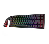 Redragon K631 HE Rapid Trigger RGB Gaming Keyboard, 68 Keys Wired Mechanical Keyboard w/Hyper-Fast Actuation, Hall Effect 8K Polling Magnetic Switch, Actuation Point Adjustable, Strap Version