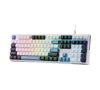 Redragon K668 Wired Gasket RGB Gaming Keyboard, 108 Keys Mechanical Keyboard w/Extra 4 Hotkeys, Upgraded Hot-swappable Socket