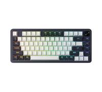Redragon K673 PRO 75% Wireless Gasket RGB Gaming Keyboard, 3-Modes 81 Keys Compact Mechanical Keyboard Hot-Swap Red Switch black