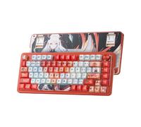 Redragon K673 PRO SE 75% 81 Keys Wireless Gasket RGB Gaming Keyboard, 3-Mode Anime Mechanical Keyboard w/Hot-Swap Socket, Dedicated Knob Control & 5-Layer Noise Dampening, Custom Hi-Fi Linear Switch