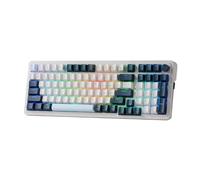 Redragon K686 PRO 98 Keys 3-Mode Wireless Gasket RGB Gaming Mechanical 5-Layer Noise Dampening Hot-Swap Keyboard WHITE