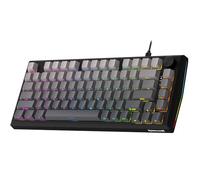Redragon K687 HE Wired Gasket Gaming Keyboard, 81 Keys Rapid Trigger Mechanical Keyboard Dedicated Hall Effect Magnetic Switch, CNC Aluminum Board, Easy-Control Knob 5-Layer Noise Dampening, US LAYOUT
