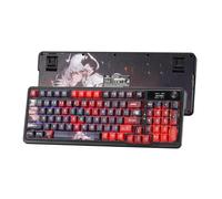 Redragon K719 PRO Wireless Gasket Gaming Keyboard w/Hype Screen & Knob, 95 Keys Mechanical Keyboard, Easy-Control 1.14’’ TFT Info Display, 5-Layer Noise Dampening, Custom Linear Switch, Anime Edition