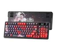 Redragon K719 PRO Wireless Gasket Gaming Keyboard w/Hype Screen & Knob, 95 Keys Mechanical Keyboard, Easy-Control 1.14’’ TFT Info Display, 5-Layer Noise Dampening, Custom Linear Switch, Anime Edition