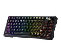 Redragon K724 PRO Wireless Gasket Gaming Keyboard w/Hype Screen & Knob, 81-Key Mechanical Keyboard, Easy-Control 1.14’’ TFT Info Display, 5-Layer Noise Dampening, Custom Linear Switch