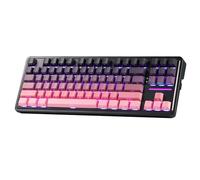 Redragon K728 PRO 80% Wireless Gasket Gaming Keyboard, 3-Mode 87 Keys TKL Mechanical Keyboard w/South-Facing LED & Hot-Swap Socket, 5-Layer Noise Dampening, Custom Linear Switch, PBT Gradient Keycaps