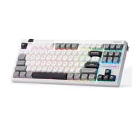 Redragon K729 PRO 80% Wireless Gasket RGB Gaming Keyboard, 3-Mode TKL Mechanical Keyboard w/Knob Control, Mix-Color PBT Keycaps, Hot-Swap South-Facing Socket & 5-Layer Dampener, Custom Silent Switch