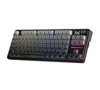 Redragon K743 PRO GB 80% Gasket RGB Gaming Keyboard Hype 1.14’’ TFT Screen & Knob, 84 Keys Mechanical Keyboard, 5-Layer Noise Dampening, Hot-Swap South-Facing Socket, Gradient PBT Keycaps, US LAYOUT
