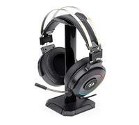 Redragon Lamia Gaming Headset with 7.1 Surround Sound, Volume Control, Noise Cancelling, RGB Light, Stand, Over Ear Wired Headphone, with Mic for PC, PS4, Black