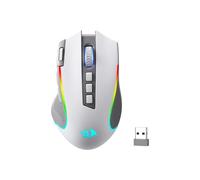Redragon M612 PRO RGB BT 2.4G Gaming Gamer Mouse, 8000 DPI Wireless Optical 9 Programmable Buttons 7 Backlit Modes, B