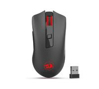 Redragon M652 Optical 2.4G Wireless Mouse with USB Receiver, Portable Gaming & Office Mice, 5 Adjustable DPI Levels, 6 Buttons for Desktop, MacBook, Notebook, PC, Laptop, Computer