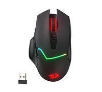 Redragon M690 PRO Wireless Gaming Mouse, 8000 DPI Wired/Wireless Gamer Mouse w/Rapid Fire Key, 8 Macro Buttons, Ergonomic Design for PC/Mac/Laptop, Black