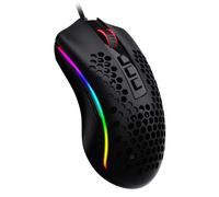 Redragon M808 Storm Ultralight Wired Gaming Mouse, 85g Lightweight Honeycomb Shell - Adjustable DPI Up to 12,400 - Optical Sensor - 7 Programmable Buttons - for PC Gamers - Black