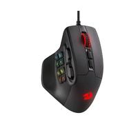 Redragon M811 Aatrox MMO Gaming Mouse, 15 Programmable Buttons Wired RGB Gamer Mouse w/Ergonomic Natural Grip Build, 10 Side Macro Keys, Software Supports DIY Keybinds & Backlit