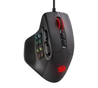 Redragon M811 Aatrox MMO Gaming Mouse, 15 Programmable Buttons Wired RGB Gamer Mouse w/Ergonomic Natural Grip Build, 10 Side Macro Keys, Software Supports DIY Keybinds & Backlit