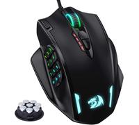Redragon M908 Impact RGB MMO Gaming Mouse 12400 DPI - 18 Programmable Keys USB