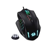 Redragon M908 RGB Backlight LED USB Wired Gaming Mouse 18 Programmable Mouse Buttons 12400 DPI black