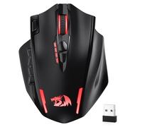 Redragon M913 MAX Wireless Gaming Mouse, 26000 DPI MMO Optical Mouse with 16 Programmable Buttons, BT & 2.4G Wireless, Software Supports DIY Keybinds