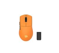 Redragon M916 ULT Wireless 8K Polling Rate Gaming Mouse, 49G Ultra-Light 30,000 Max DPI Gaming Mice w/Ergonomic Natural Grip Build, Full Programmable Buttons, Orange