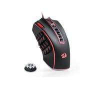 Redragon M990 MMO Gaming Mouse, 32000 DPI High Precision Wired RGB Gamer Mouse w/23 Programmable Buttons, 16 Side Macro Keys, Software Supports, Aluminum Base