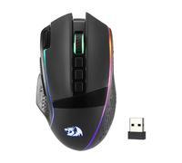 Redragon M991 Wireless Gaming Mouse 26000 DPI 3-Mode Gamer 9 Macro Buttons RGB Backlight Mice, Black black